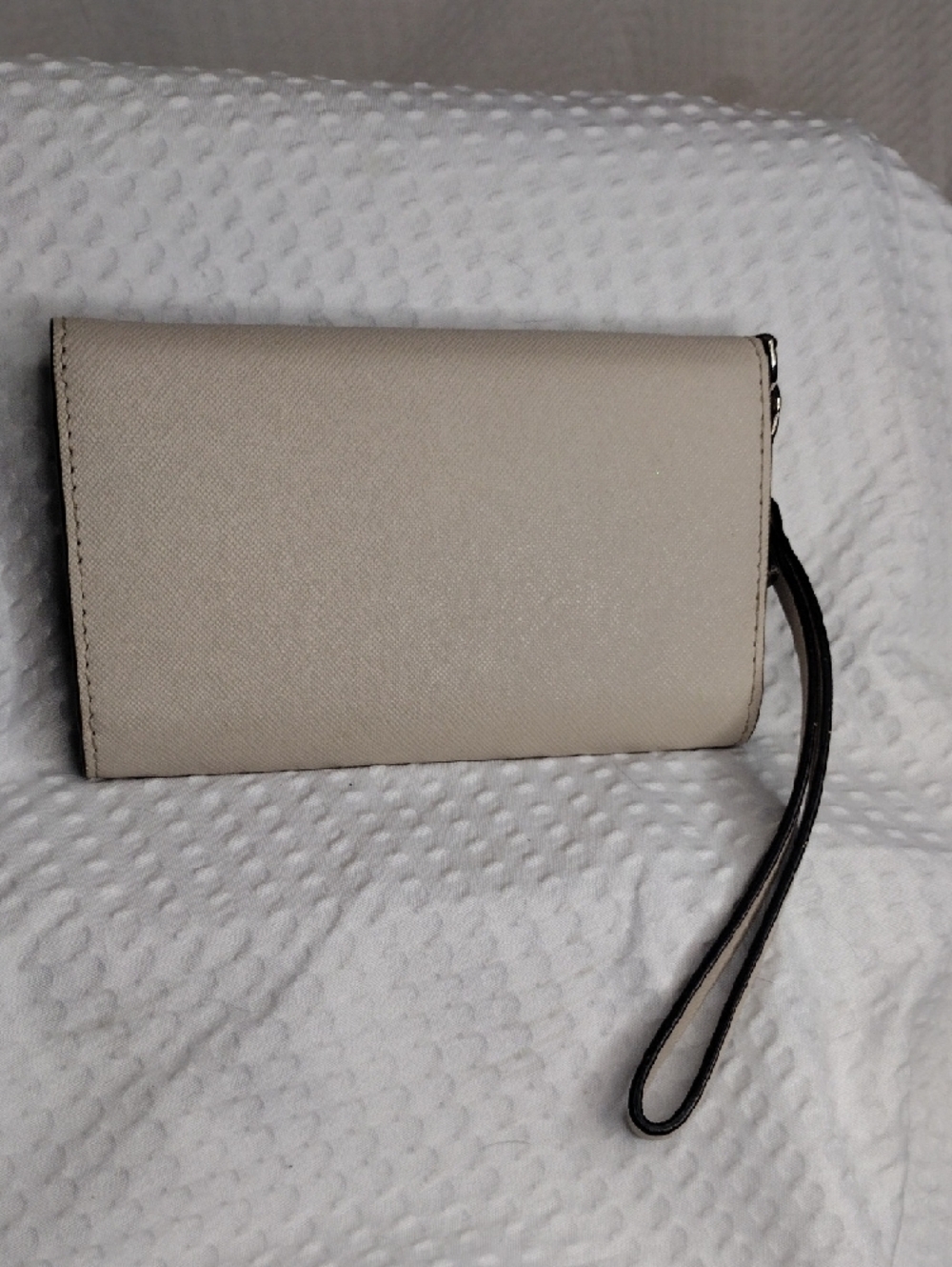 kate spade Beige Saffiano Leather Wristlet Clutch - Picture 2 of 8